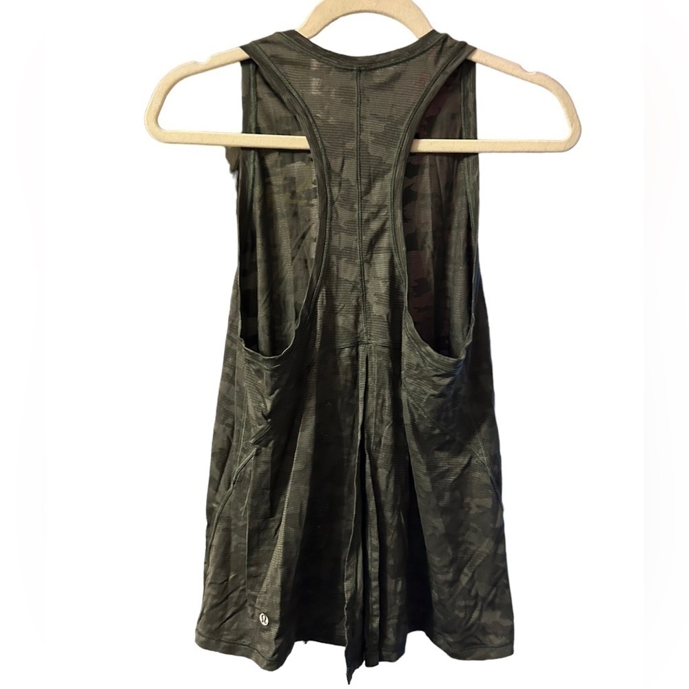 LULULEMON CAMO RACERBACK TANK